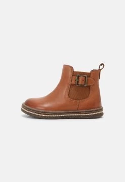 Friboo Leather Booties - Stivaletti - Cognac