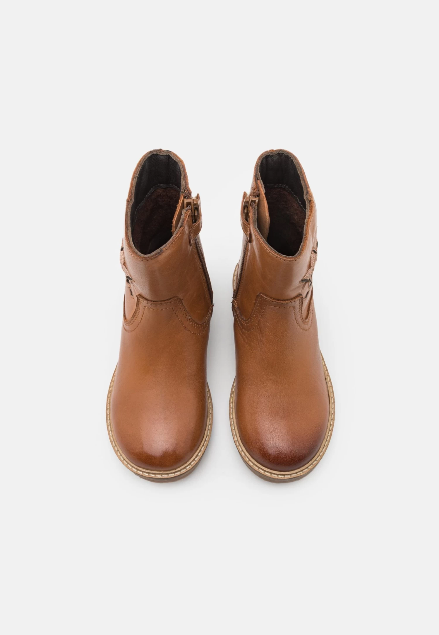 Friboo LeatherStivalettiCognac Bambini Stivali F5713I0GE-O11 4 Friboo LeatherStivalettiCognac Bambini Stivali F5713I0GE-O11 - immagine 4