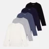 Friboo 5 PackMaglietta A Manica LungaMulti-Coloured/Blue/Black Bambini T-shirt & Top F5723G075-T13