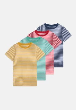 Friboo Unisex 4 PackT-Shirt Con StampaMulticoloured/Yellow/Turquoise Bambini T-shirt & Top F5723G072-T11