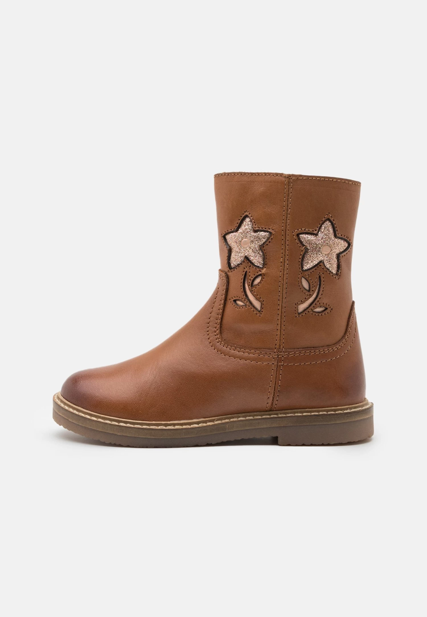 Friboo LeatherStivalettiCognac Bambini Stivali F5713I0GE-O11 1 Friboo LeatherStivalettiCognac Bambini Stivali F5713I0GE-O11