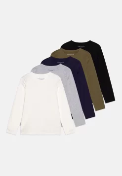 Friboo 5 PackMaglietta A Manica LungaMulti-Coloured/Green/Blue Bambini T-shirt & Top F5723G075-T11